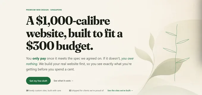 A Growuild website draft preview