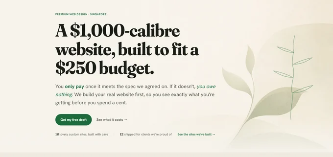 A Growuild website draft preview