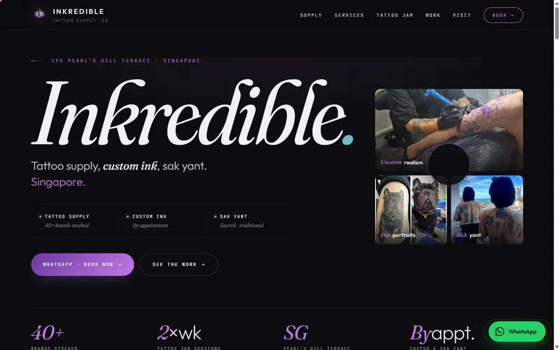 Inkredible website